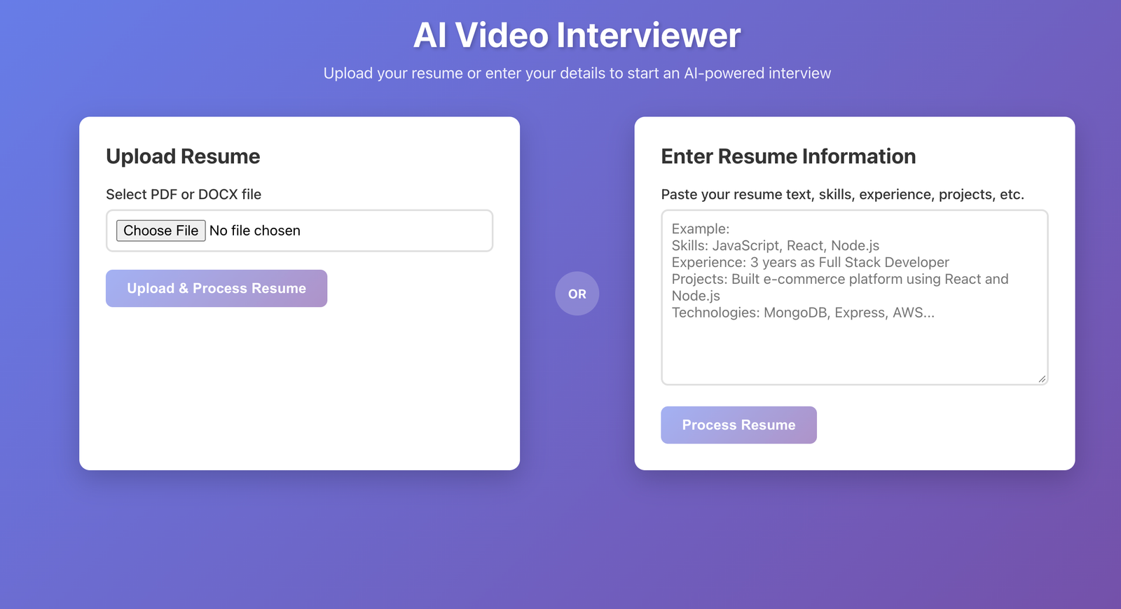 AI Video Interview Assistant